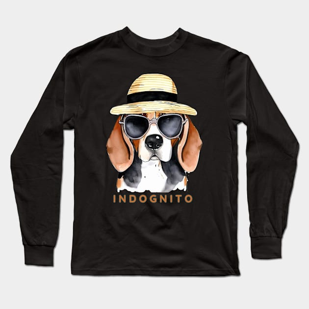Beagle INDOGNITO Long Sleeve T-Shirt by ZogDog Pro